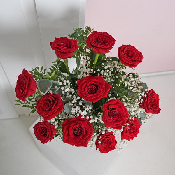 Valentine 12 La Vie En Rouge Vase