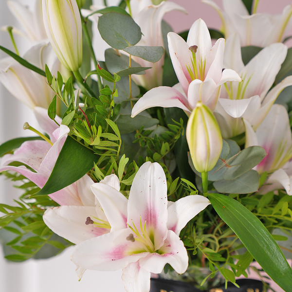 Mother's Day Pink Lily Vase