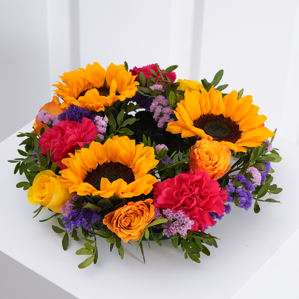 Vibrant Funeral Wreath