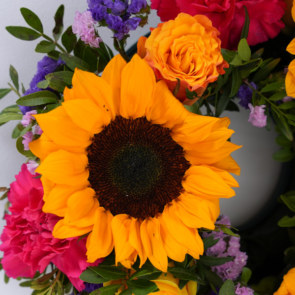 Vibrant Funeral Wreath