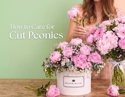 How to Care for Cut Peonies