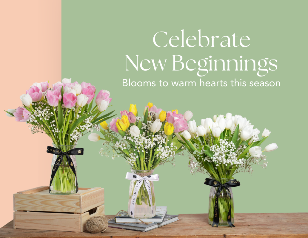 Creative Ways to Gift Tulips for the New Year