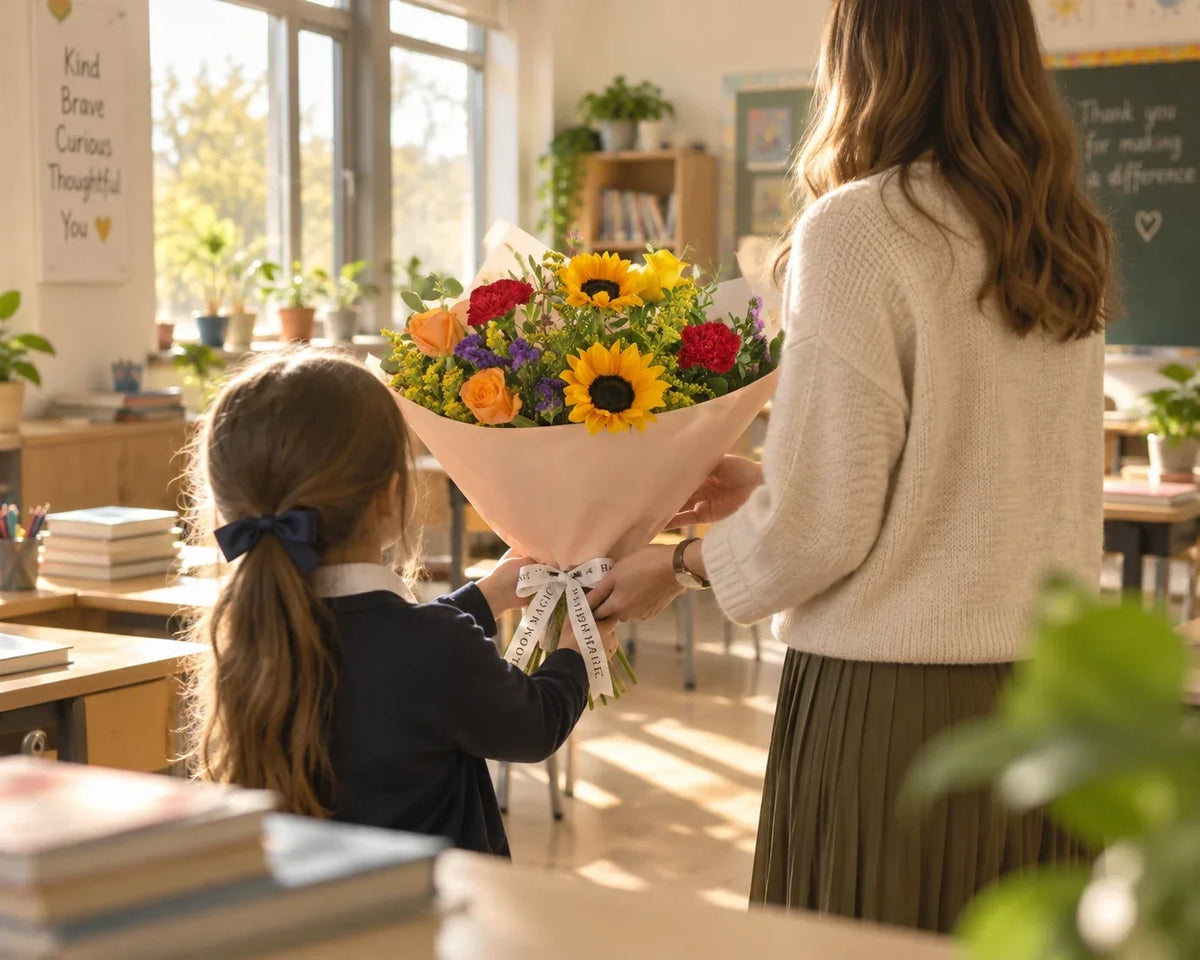 Thank You Flowers for a Teacher, and What They Say for You