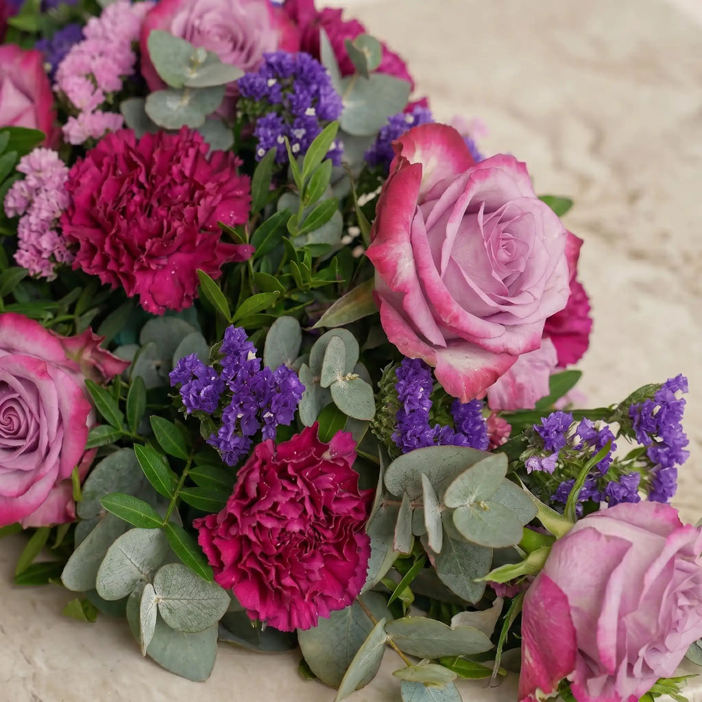 Lavender Funeral Spray