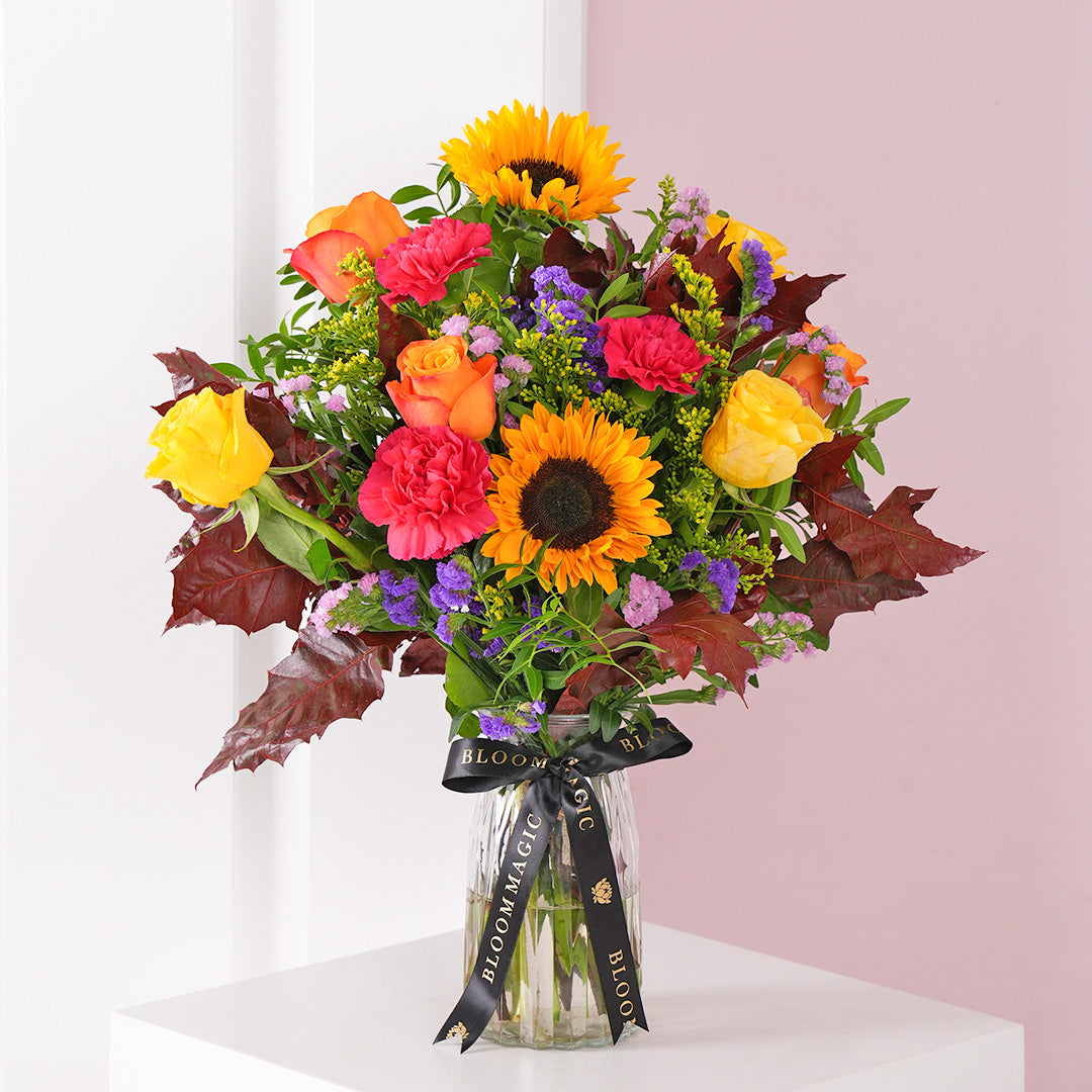 Happy Birthday Roses Flower Bouquets Same Day Flower Delivery Dublin –  Blooming Boutique