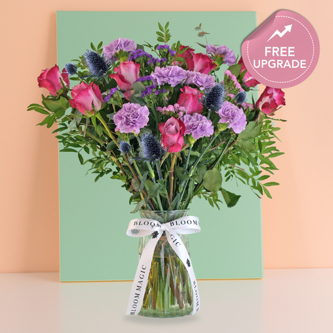 Mother's Day Lavender Les Fleurs Sauvages Vase