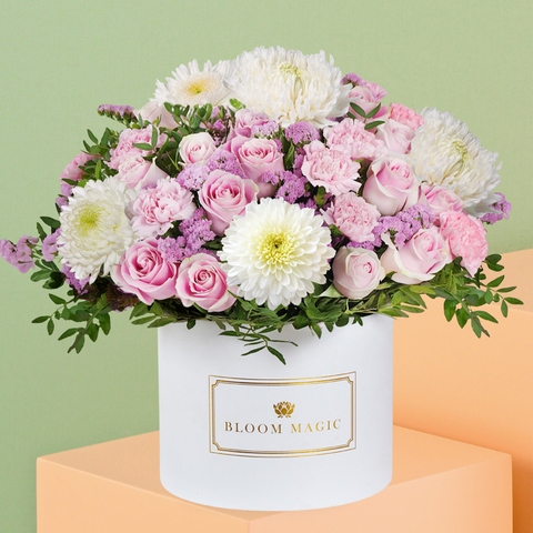 White & Pink Élégance