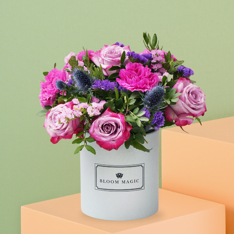 Mother's Day Lavender Les Fleurs Sauvages Hatbox