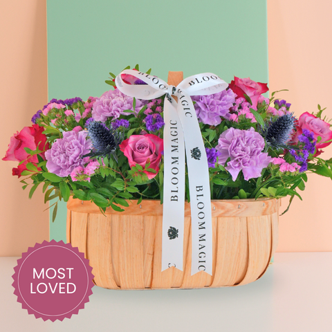 Mother's Day Lavender Les Fleurs Sauvages Basket