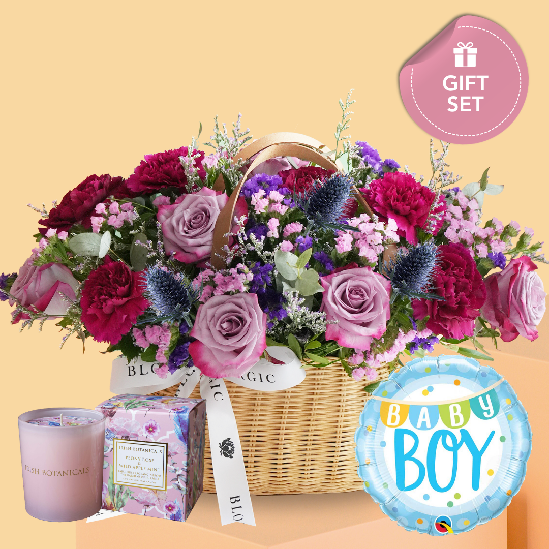Lavender Les Fleurs Sauvages Baby Gift Set