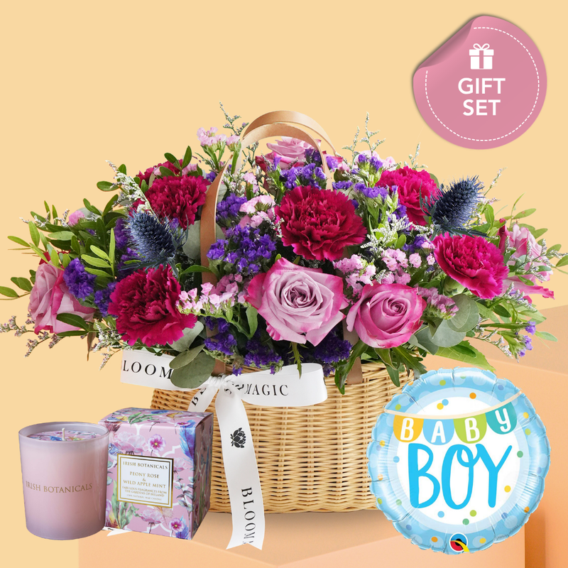 Lavender Les Fleurs Sauvages Baby Gift Set