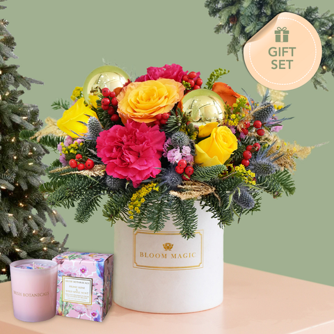 Sparkling Christmas Hatbox Gift Set