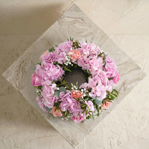 Pink Funeral Wreath