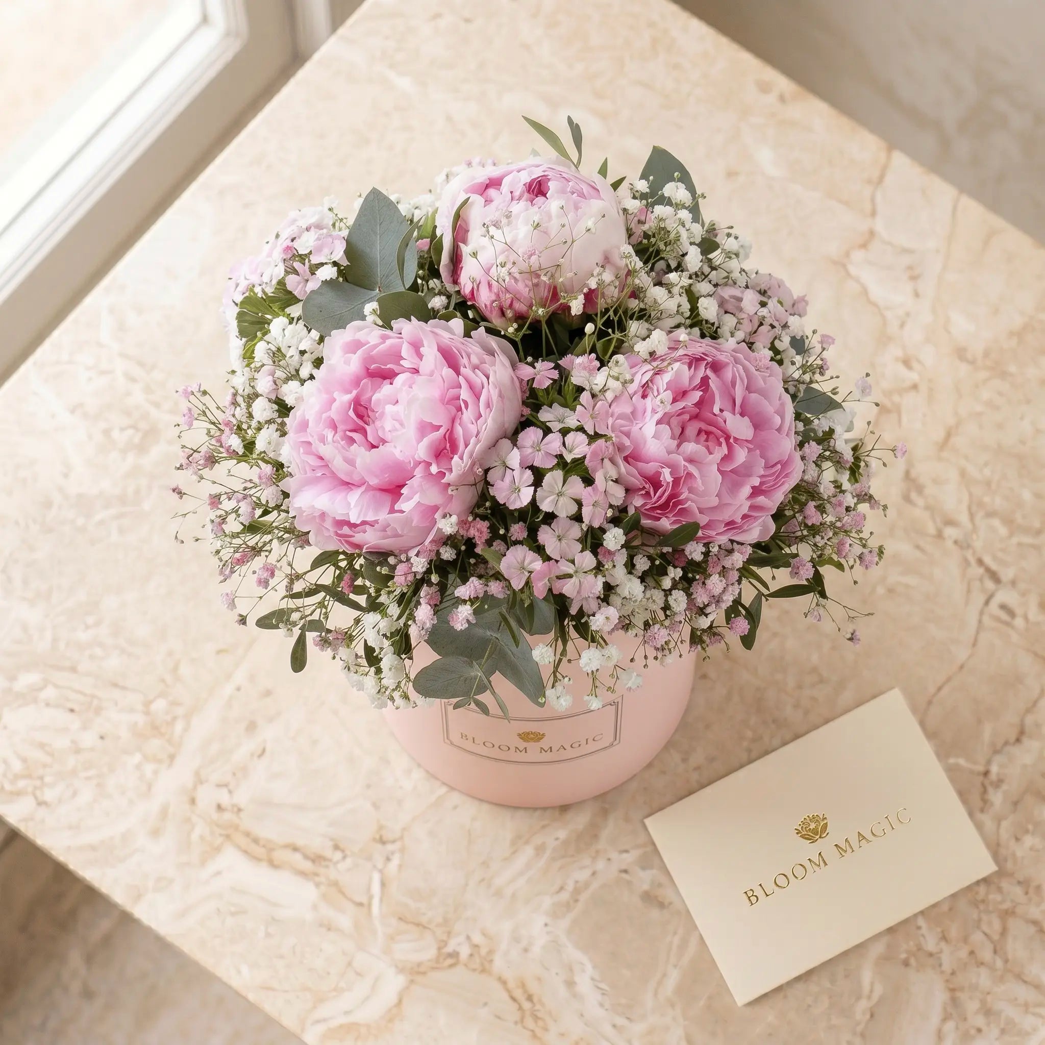 Pink Peony Fleurs