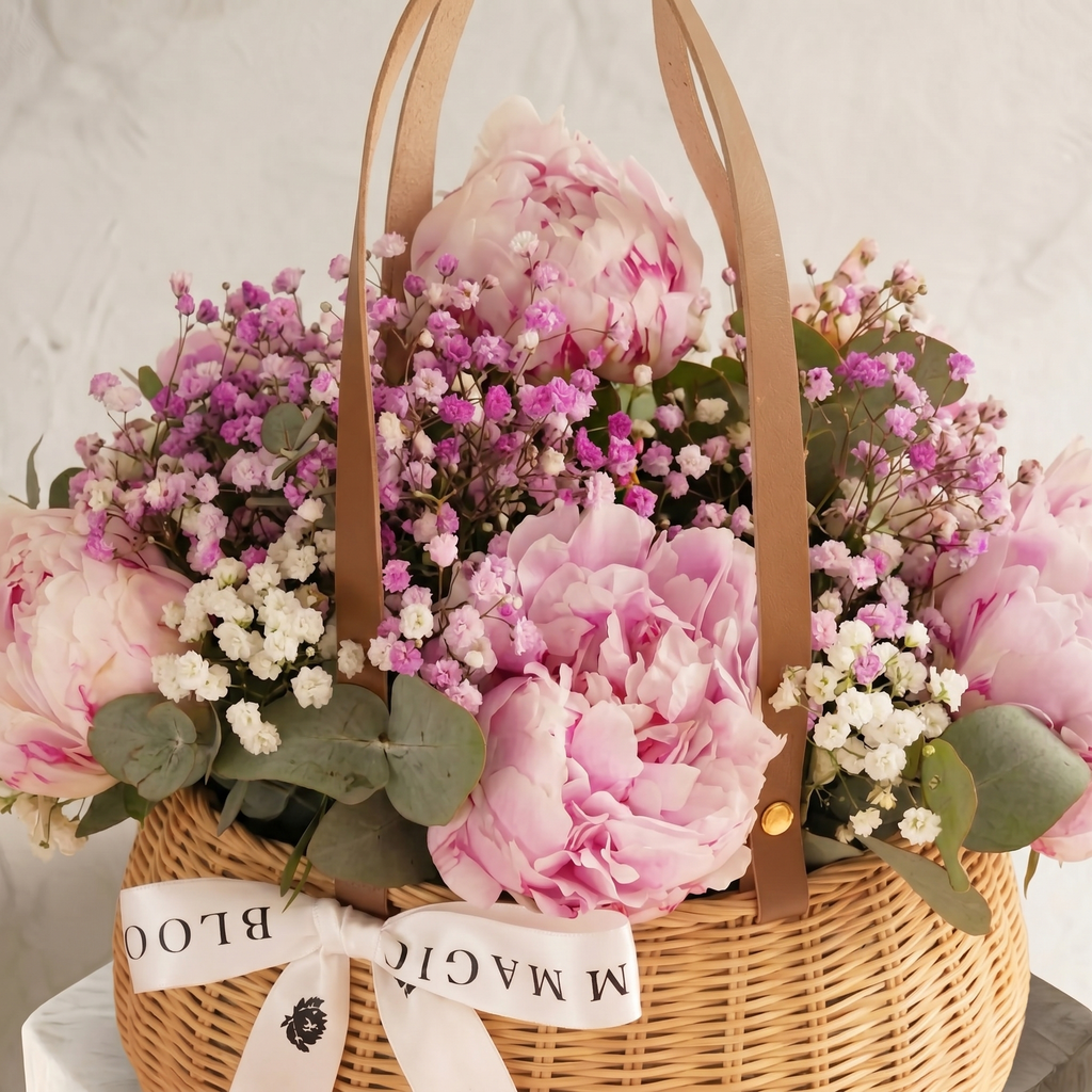 Pink Peony Fleurs