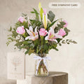 Pink Roses and Pink Lilies