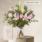 Pink Roses and Pink Lilies
