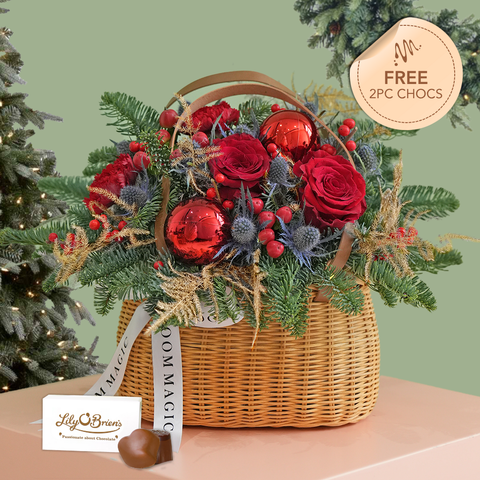 Holly Jolly Christmas Basket