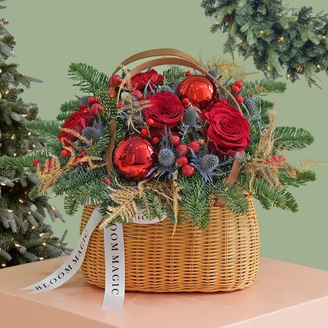 Holly Jolly Christmas Basket