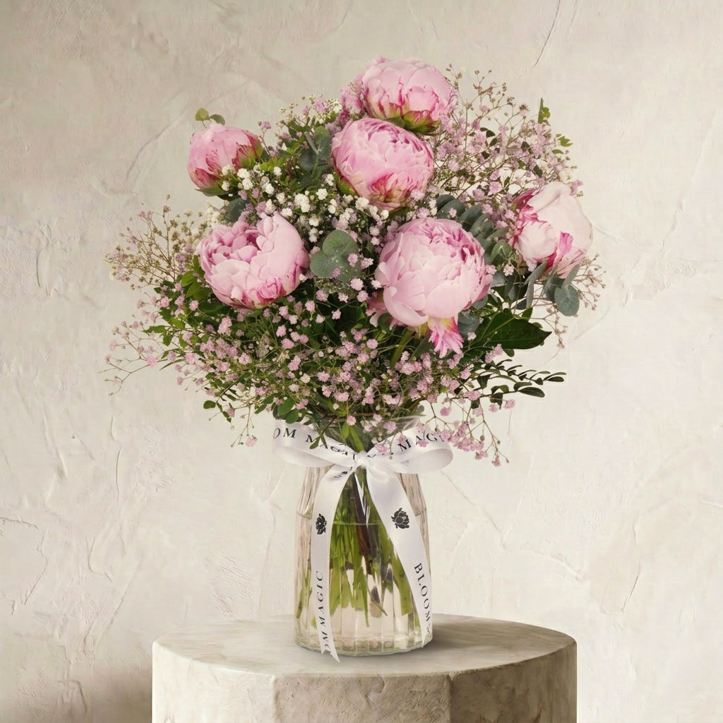 Pink Peony Fleurs