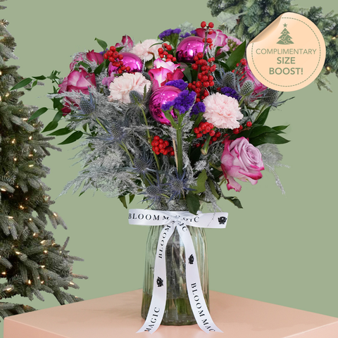 Twilight Christmas Vase