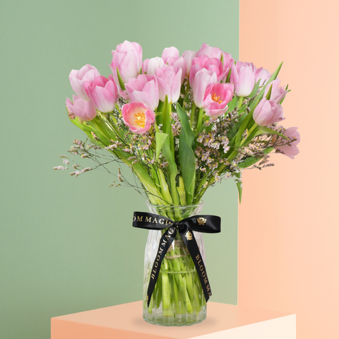 Women's Day Pink Tulip Delight
