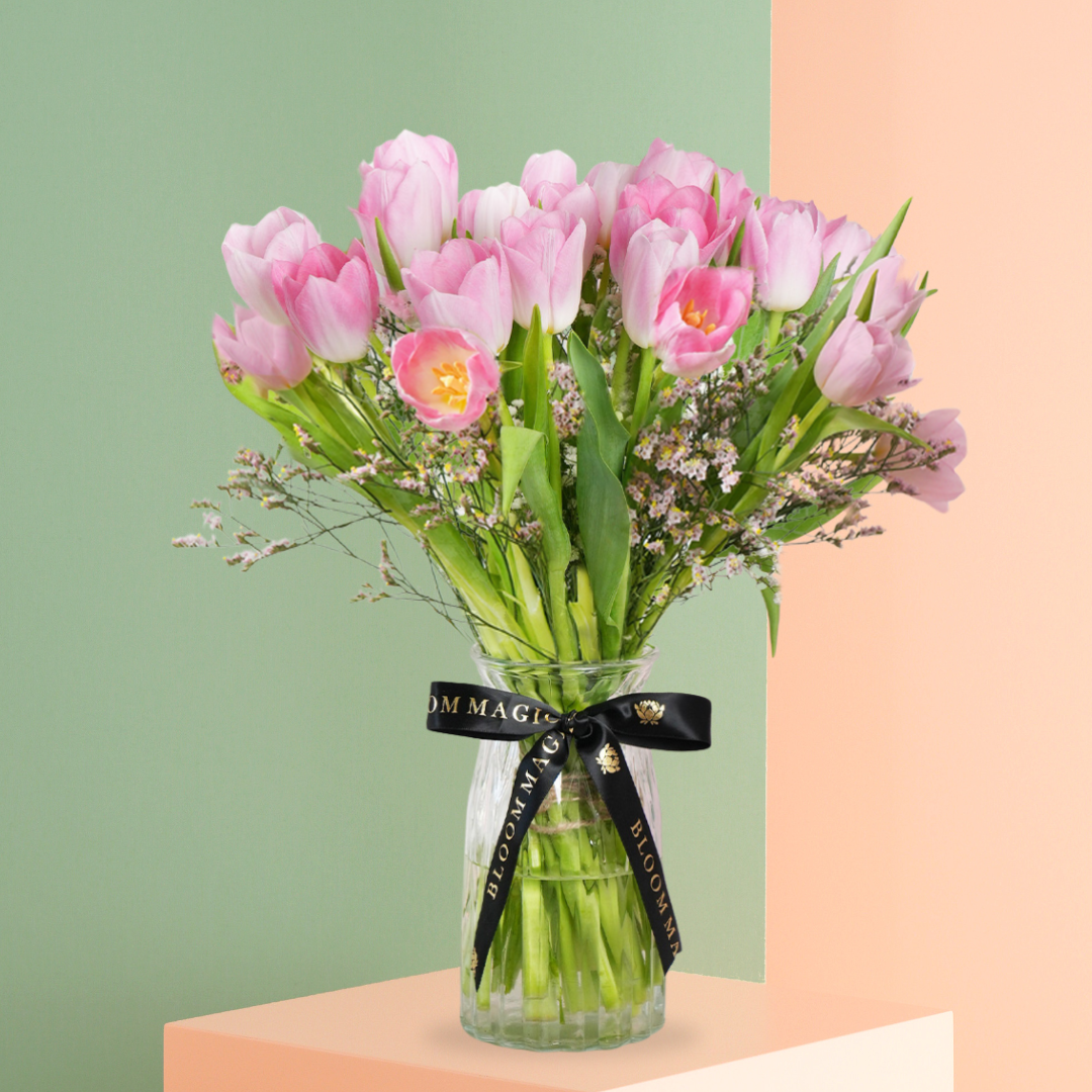 Mother's Day Pink Tulip Delight