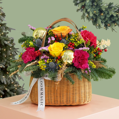 Sparkling Christmas Basket