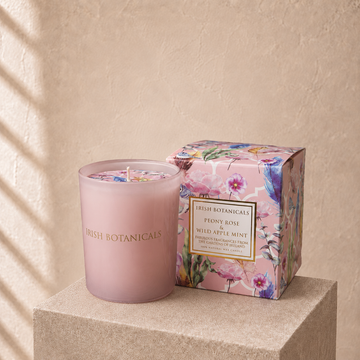 Irish Botanicals Peony and Wild Apple Mint Candle