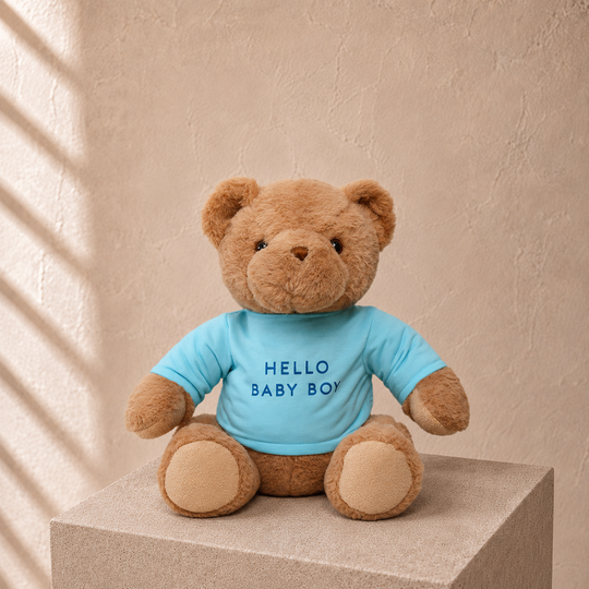 Hello Baby Boy Teddy