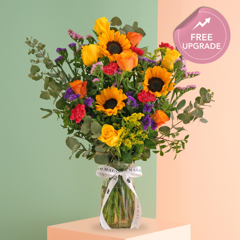 Mother's Day Vibrant La Lumière du Soleil Vase