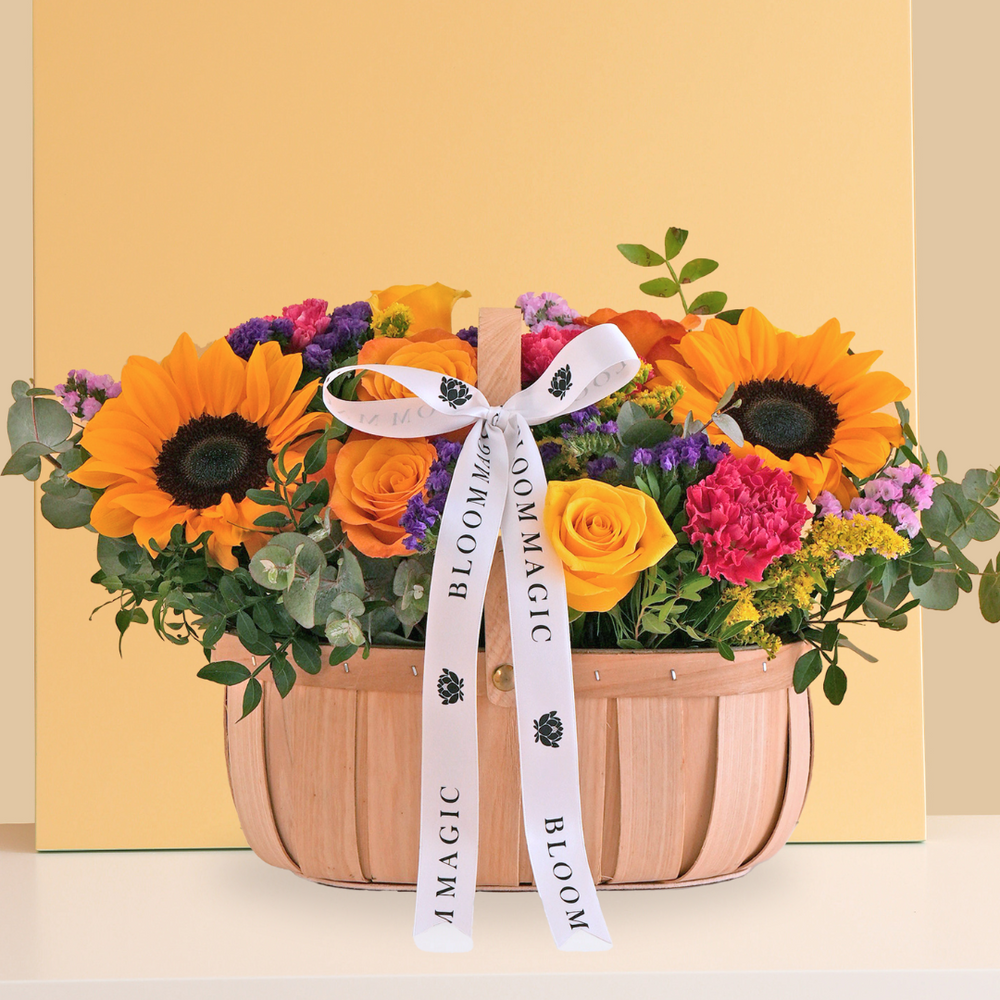 Best Basket Flower Delivery Ireland Bloom Magic Bloom Magic IE