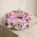 Pink Funeral Wreath