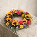 Vibrant Funeral Wreath