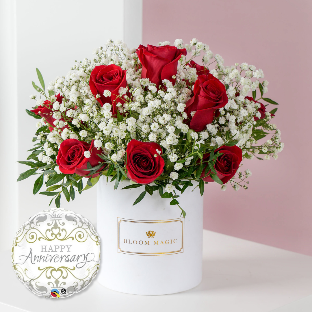 Anniversary flower deals bouquet